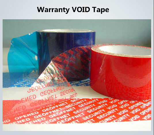 Custom Warning VOID Tape