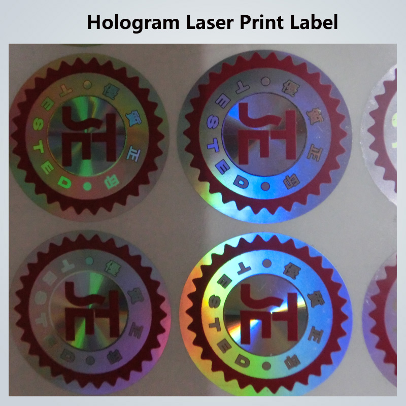 Custom Laser Print Hologram Label