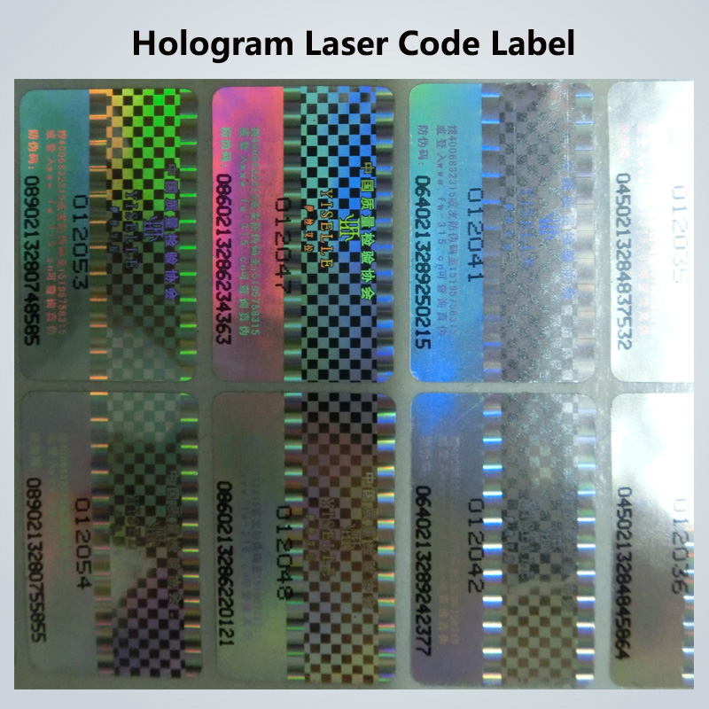 Hologram Laser Code Label