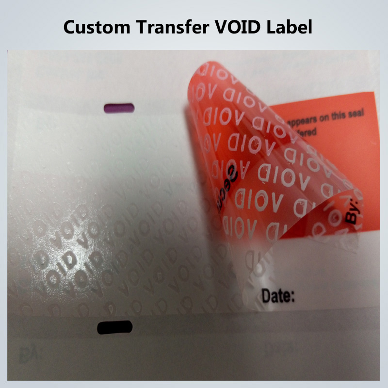 Custom Security VOID Label