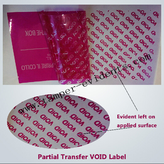 Security Transfer VOID Label
