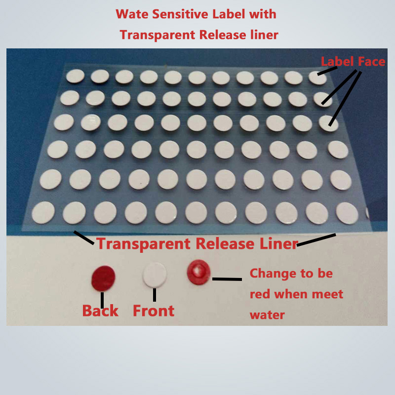 Water Sensitive/Indicator Label
